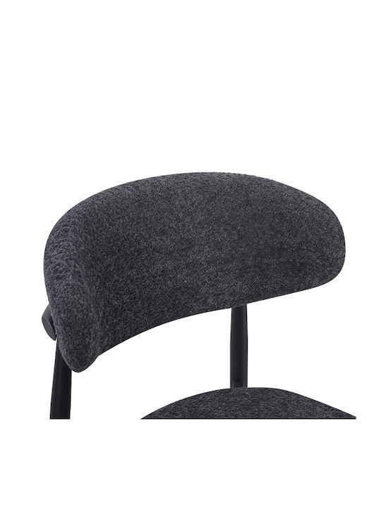 Folegio Dining Chair with Fabric Upholstery Anthracite 50x57x79.5cm