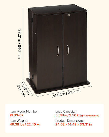 Vevor Θήκη CD 61x36.8x84.6cm