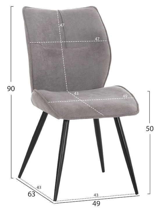 Set de sufragerie Gaff cu 4 scaune 160x80cm