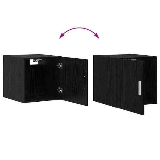 vidaXL Πάγκος χωρίς Νιπτήρα Μ45xΒ42.5xΥ40cm Μαύρο