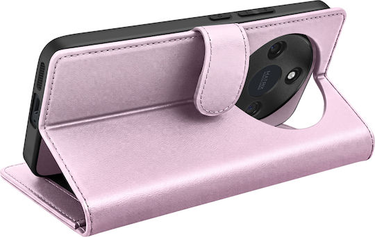 Mayaxess 2 În 1 Husa Wallet Honor Magic 8 Lite Capac Detasabil Roz Șampanie