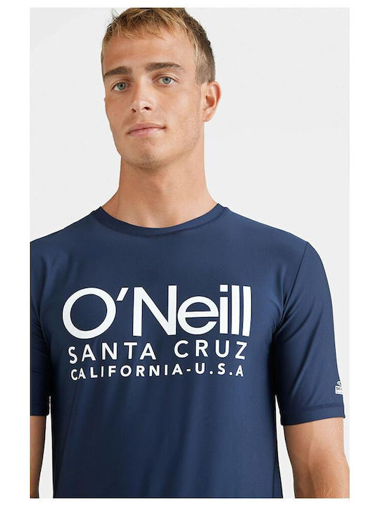 O'Neill Cali UPF 50+ Tricou De Protecție Solară Pentru Bărbați Mâneci Scurte Albastru