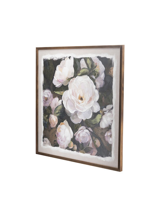 Artekko Canvasia Tablou Din MDF Multicolor Cu Ramă Din Lemn 100x3x100 Cm 100cm X 3cm X 100cm
