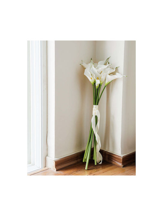 Koart Krinos Λευκό Τεχνητό Λουλούδι Real Touch 64.5 Cm 1τμχ