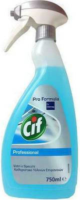 Cif Professional Καθαριστικό Spray Τζαμιών 750ml