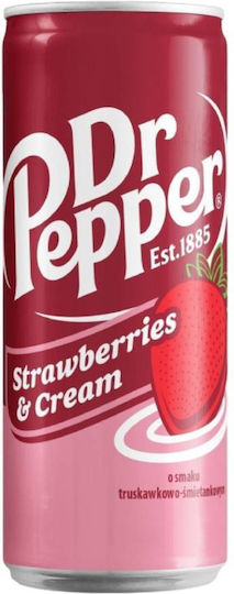 Dr. Pepper Αναψυκτικό Φράουλα με Ανθρακικό 330ml