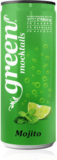 Green Cola Mocktails Erfrischungsgetränk Mojito mit Kohlensäure, Zuckerfrei in Kiste 330ml