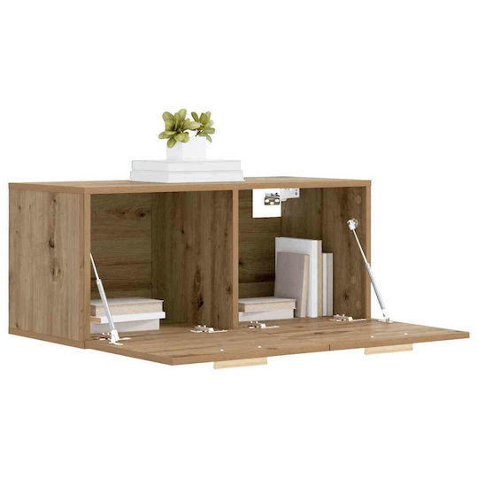 vidaXL Dulap de baie fără lavoar L80xA36.5xÎ35cm Maro