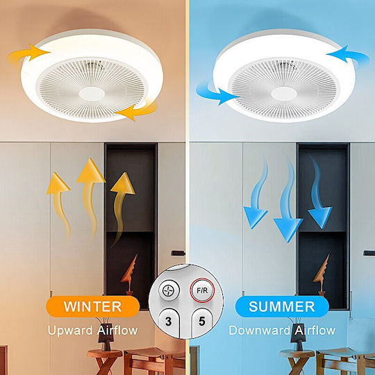 Home Lighting Dalton Closed Type (Ceiling Light) 46cm with White Light Fixture