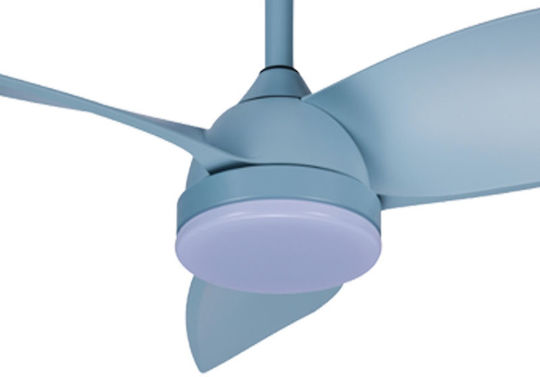 Primo PRCF-80660 Ceiling Fan 91.44cm with Blue Light Fixture