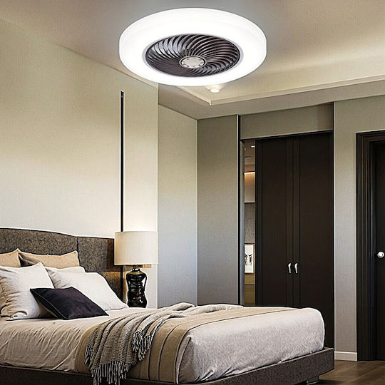 Home Lighting Dalton Deckenleuchte mit Leuchte Braun / Weiß