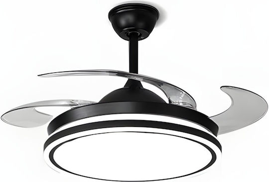 Home Lighting Fama Ceiling Fan 105cm With Black Light Fixture