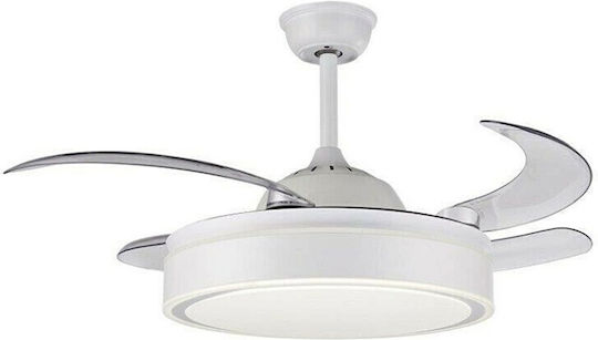 Ventilator De Tavan Cu Lumină Negru
