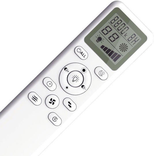 Primo Primo Deckenventilator 132cm mit Leuchte Weiß