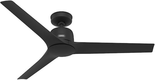 Hunter Athens Ανεμιστήρας Οροφής 132cm Matte Black