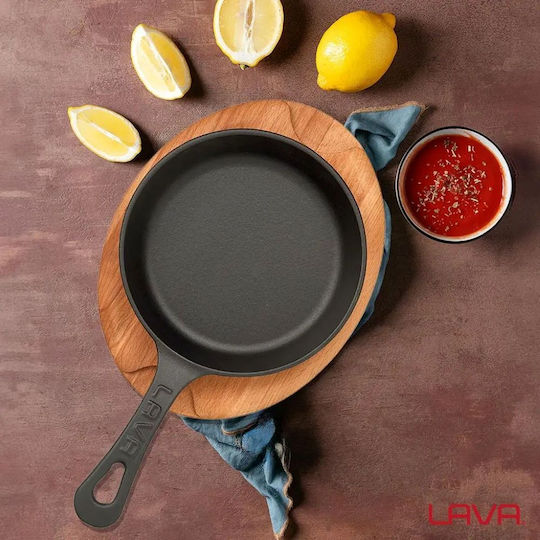 Lava Cast Iron Pan with Non-Stick Coating 16cm