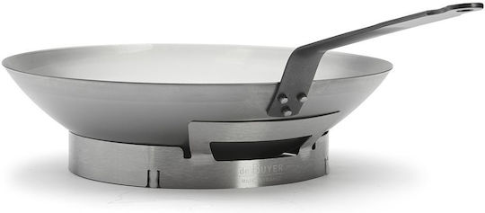 De Buyer carbone Plus Wok από Ανθρακούχο Χάλυβα με Αντικολλητική Επίστρωση 35cm