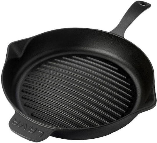 Lava Lava Gusseisen Grill mit Emaille Innenbeschichtung 28cm