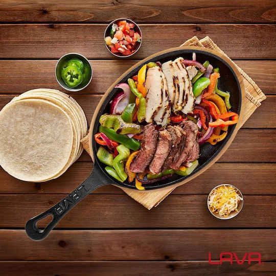 Lava Fajita Pan aus Gusseisen 23.6cm