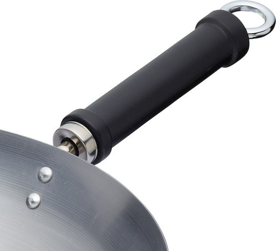 Kitchen Craft Wok Din Oțel Carbon Cu Acoperire Antiaderentă 30cm
