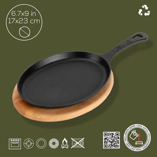 Lava Fajita Pan aus Gusseisen 23.6cm