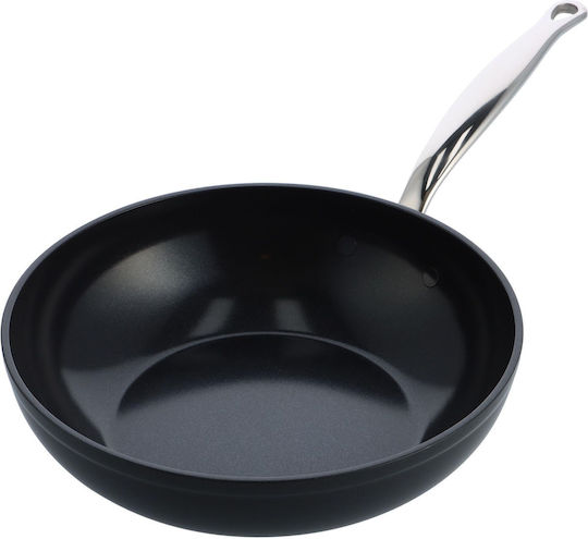 Green Pan Barcelona Pro Уок от Неръждаема Стомана с Керамично Покритие 28cm