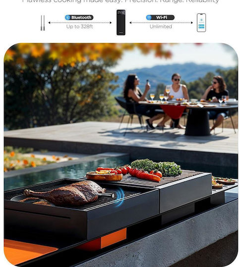 Govee Ασύρματο Ψηφιακό Θερμόμετρο BBQ με Ακίδα και Bluetooth
