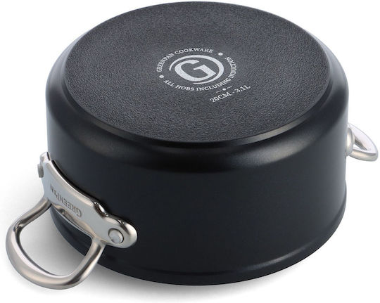 Green Pan Barcelona Pro Βαθιά Κατσαρόλα από Αλουμίνιο 4.9lt / 24cm