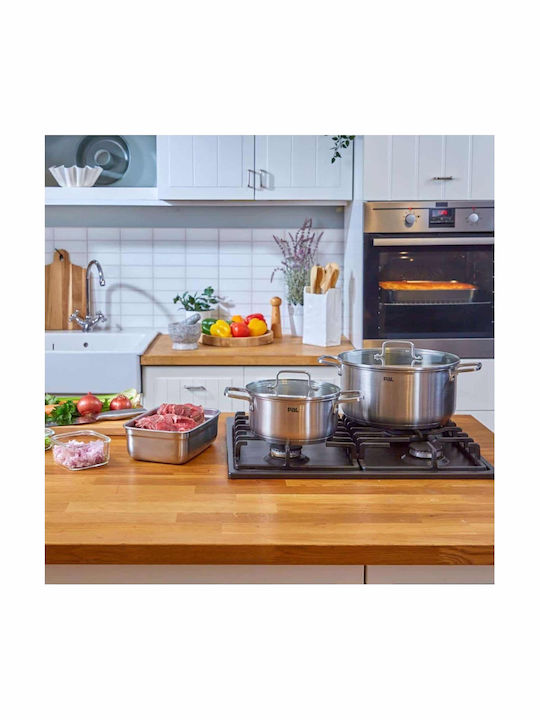 Pal Titanium Pro Βαθιά Ανοξείδωτη Κατσαρόλα 7lt / 28cm