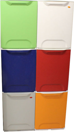 ArtPlast Κάδος Ανακύκλωσης Πλαστικός Μπλε 66lt