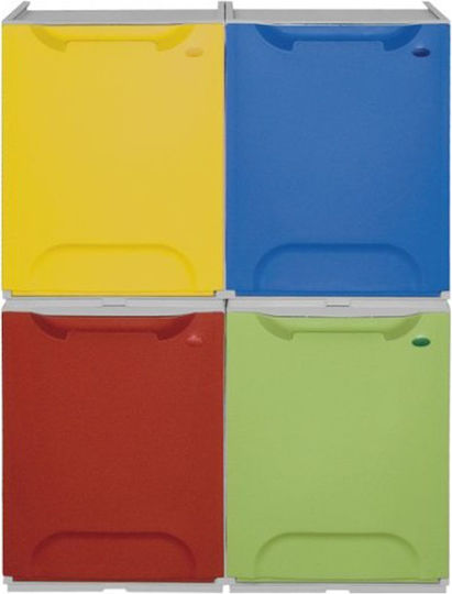 ArtPlast Κάδος Ανακύκλωσης Πλαστικός Μπλε 66lt