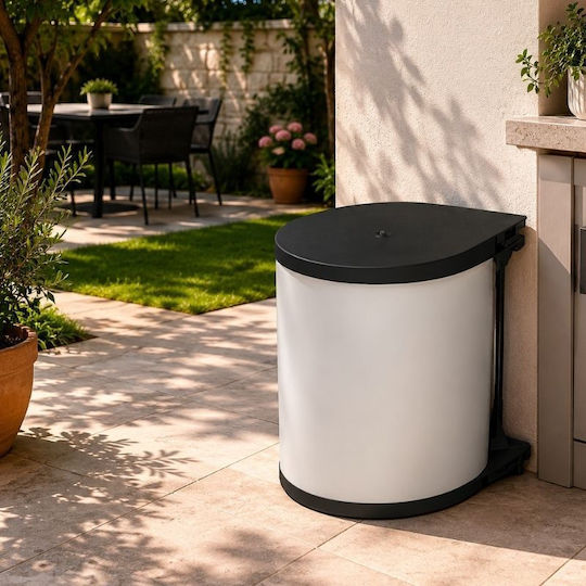 Waste Bins Silver 13lt