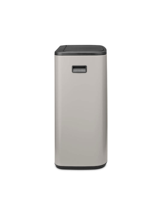 Brabantia Bo Touch Mülleimer Kunststoff Grau 60lt