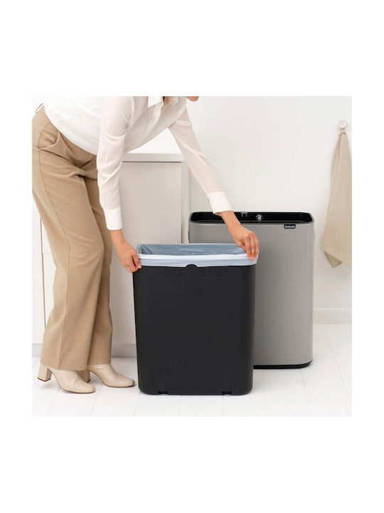 Brabantia Bo Touch Mülleimer Kunststoff Grau 60lt
