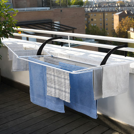 Vileda Brezza Folding Hanging Metallic Clothes Drying Rack with Hanging Length 20m