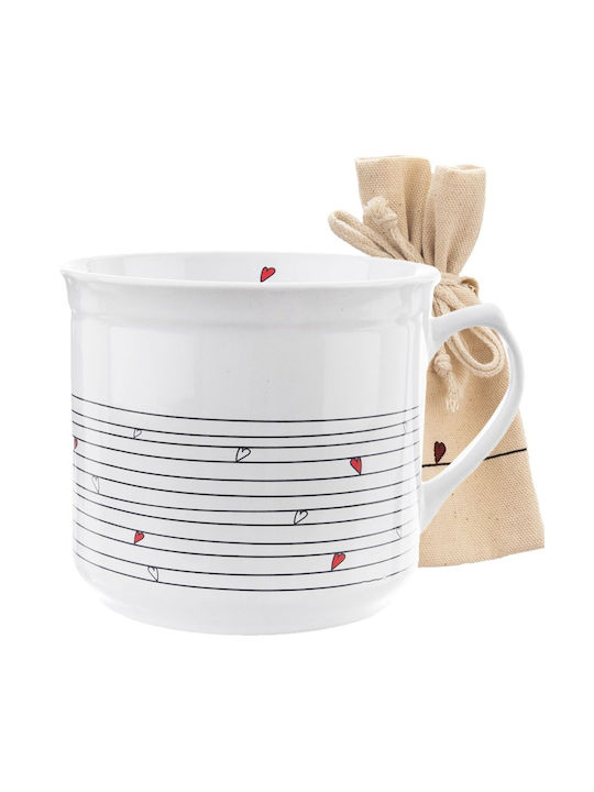 Orion Mug Ceramic White 650ml
