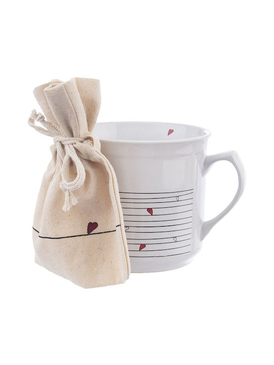 Orion Mug Ceramic White 650ml