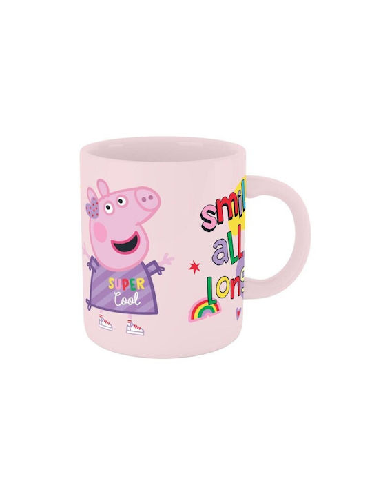 Peppa Pig Mug Ceramic Pink 340ml
