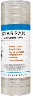 Starpak Αυτοκόλλητη Ταινία Κίτρινη 12m 12τμχ 5906453900469