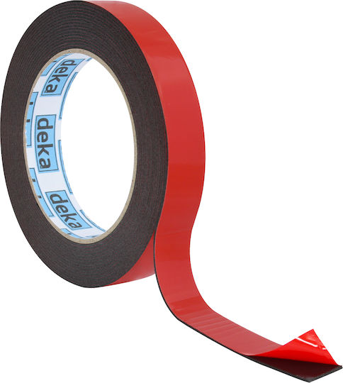 Deka Taśma Dwustronna Piankowa Nero Μαύρο 19mm*5m