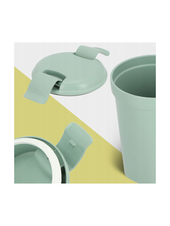 Food Container Cup Cup L 0.6l Smart Eco To Go Ø11x17cm Soft Green