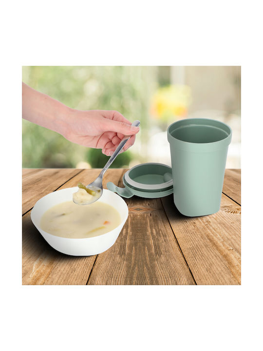 Food Container Cup Cup L 0.6l Smart Eco To Go Ø11x17cm Soft Green