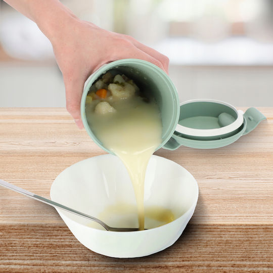Recipient alimentar Cup Cup L 0.6l Smart Eco To Go Ø11x17cm Verde Soft