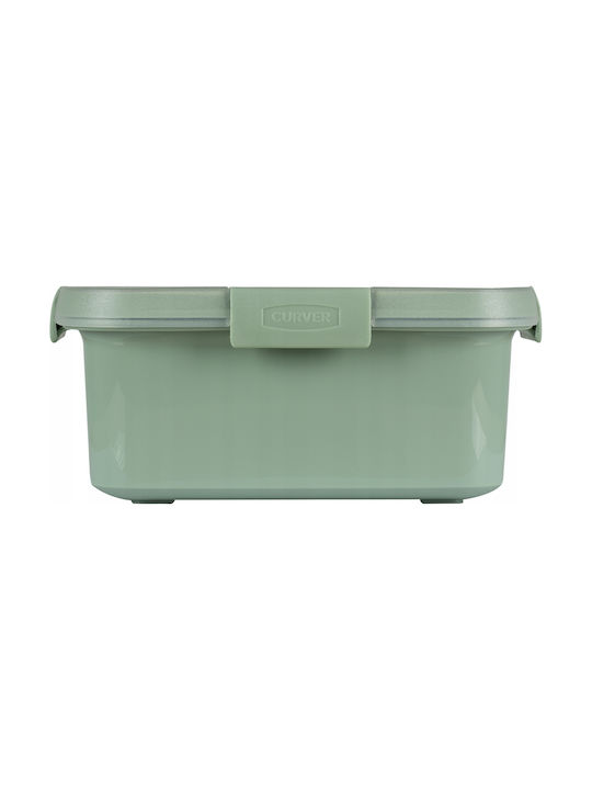 Lunch-Set Lebensmittelbehälter Rechteckig 1,2l Smart Eco To Go 20x15x9cm Soft Green