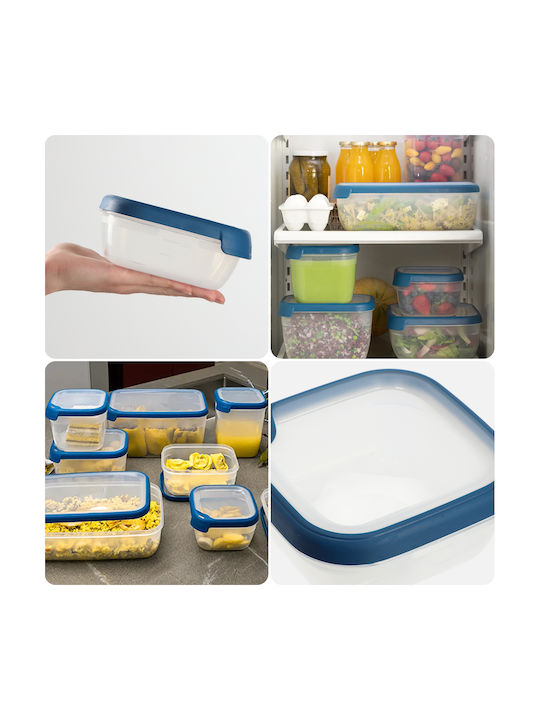Square Food Container 0.75l Grand Chef Eco 15x15x6.5cm
