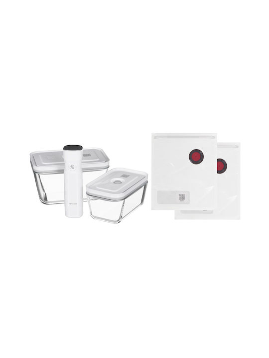 Zwilling J.A. Henckels Set Glass Lunch Boxes White 7 Pieces