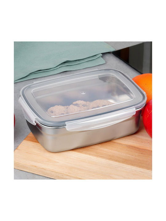 Excellent Houseware Δοχείο Φαγητού Inox Γκρι 500ml