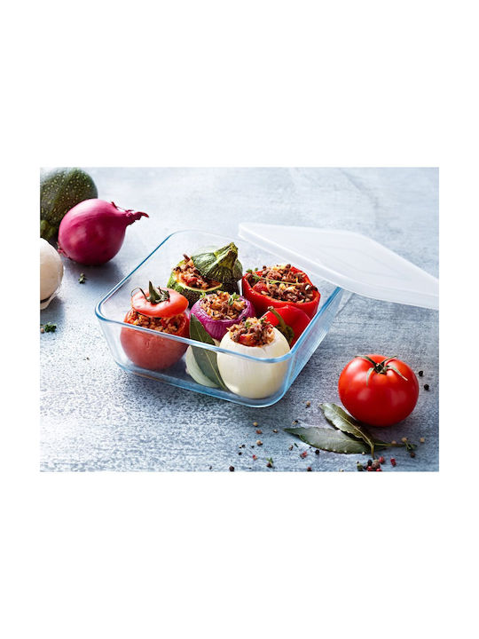 Pyrex C & F Cutie de prânz Sticlă Alb Potrivit pentru cuptor cu microunde 1buc