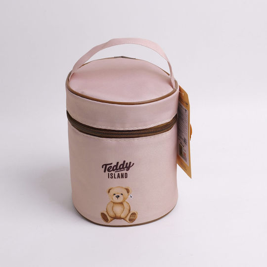 Teddy Island Series – Lunch Box Set 3 Pieces 400ml + 600ml Brown Hs-bdh6001