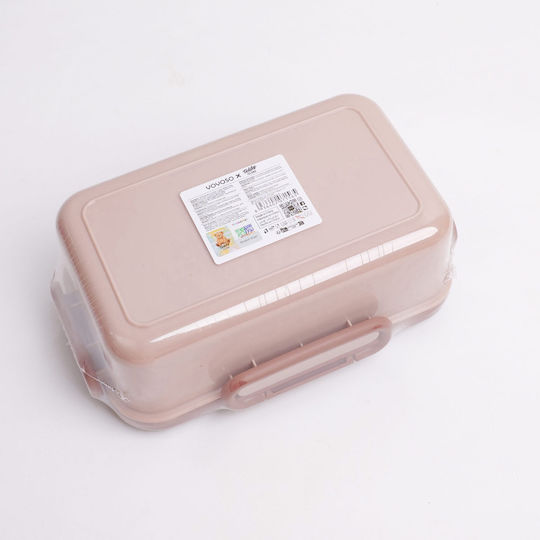 Teddy Island – Lunch Box 2 Levels 1500ml Brown Hs-bdh6001